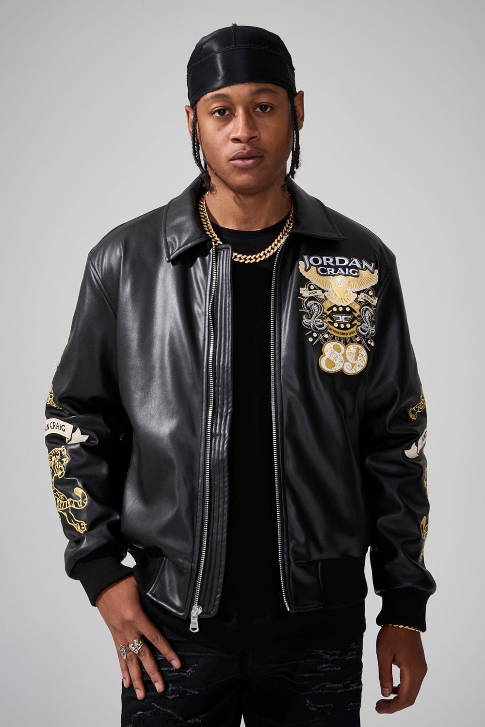 Jordan Craig 89' Til Infinity Bomber Jacket (Black)