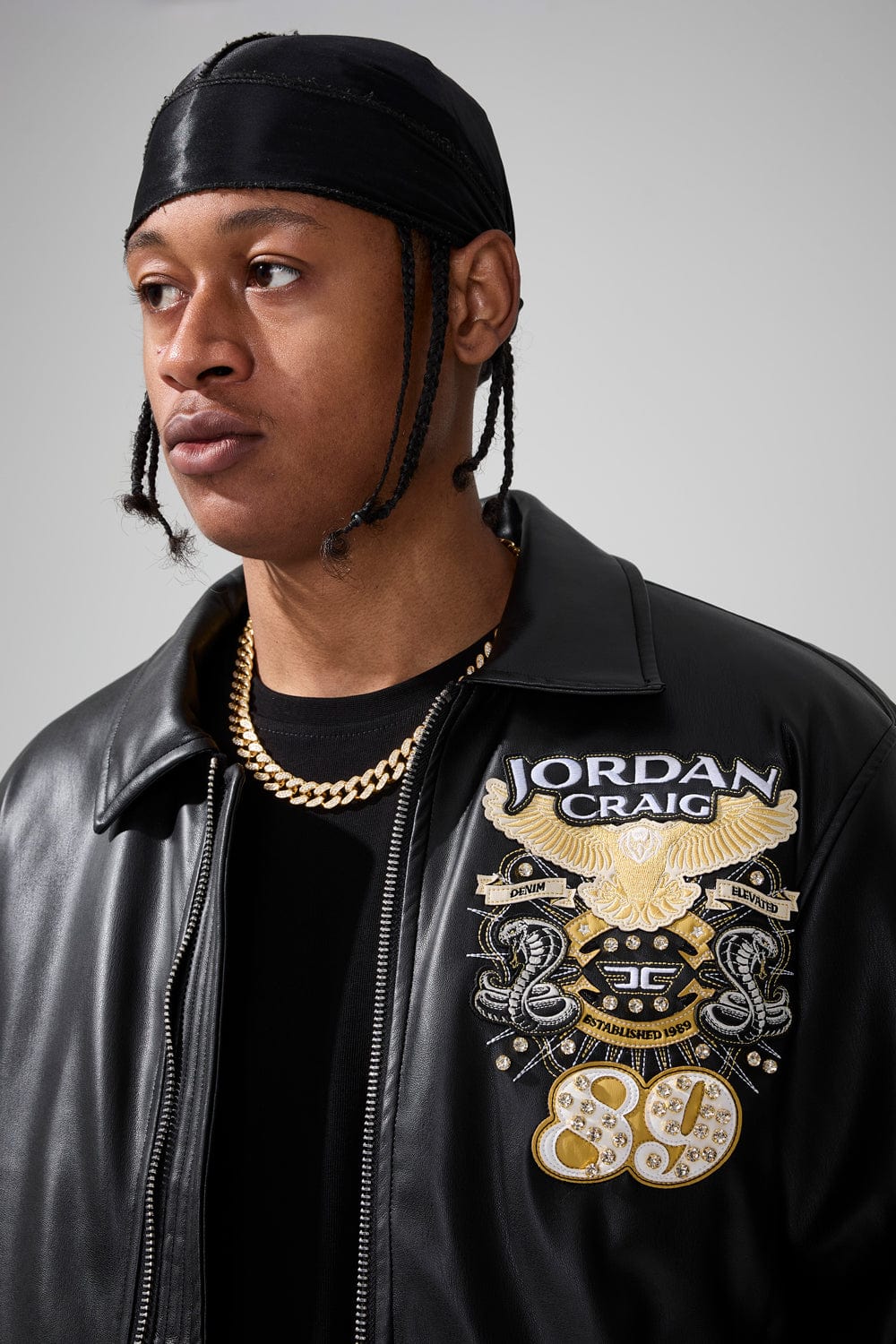 Jordan Craig 89' Til Infinity Bomber Jacket (Black)