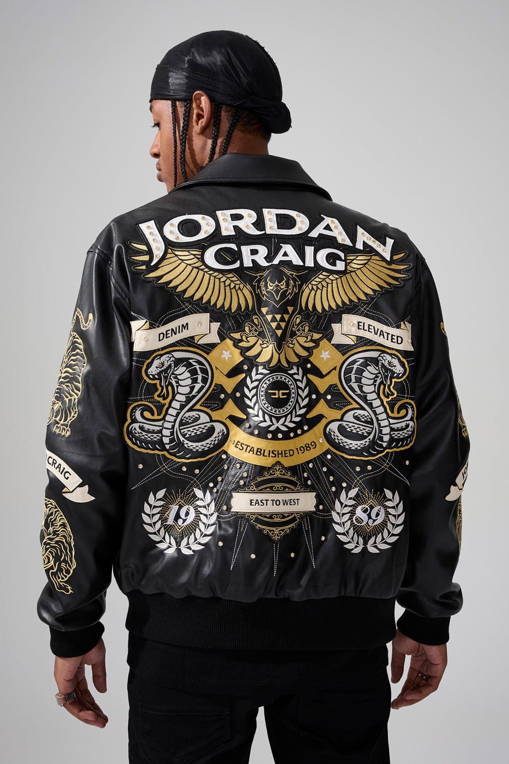 Jordan Craig 89' Til Infinity Bomber Jacket (Black)