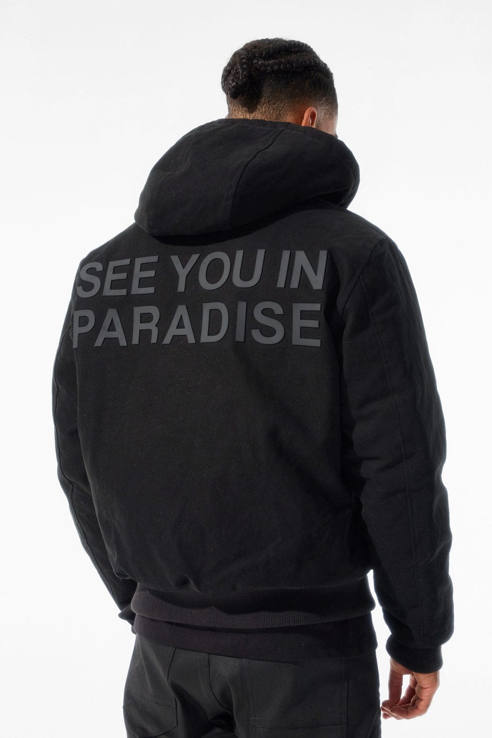 Jordan Craig See You In Paradise Hooded Work Jacket (Black)