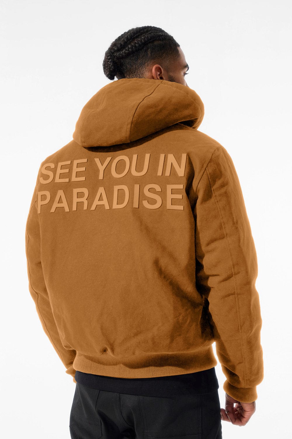 Jordan Craig See You In Paradise Hooded Work Jacket (Wheat)