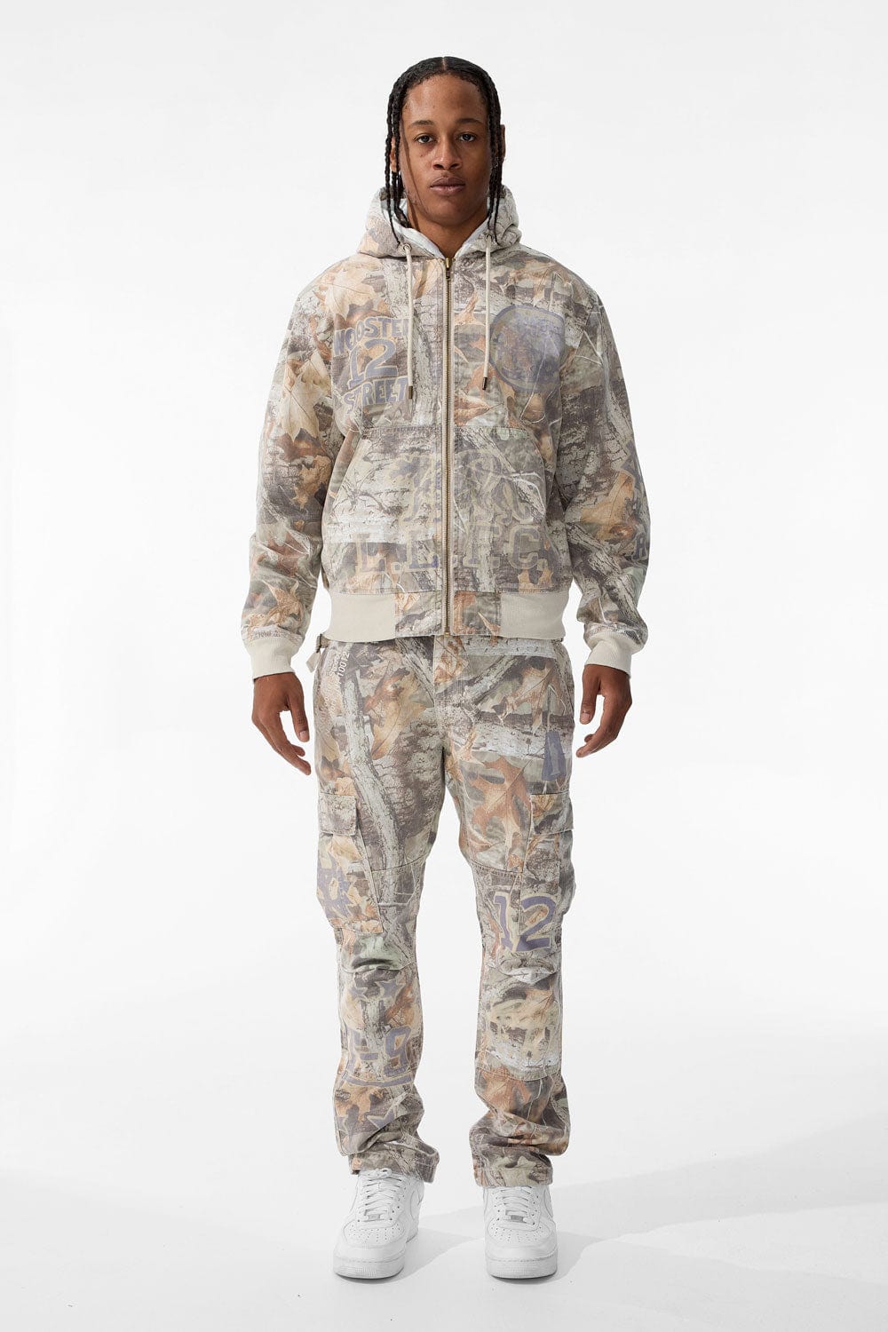 Jordan Craig Xavier - Wooster Cargo Pants (Birch Mist)