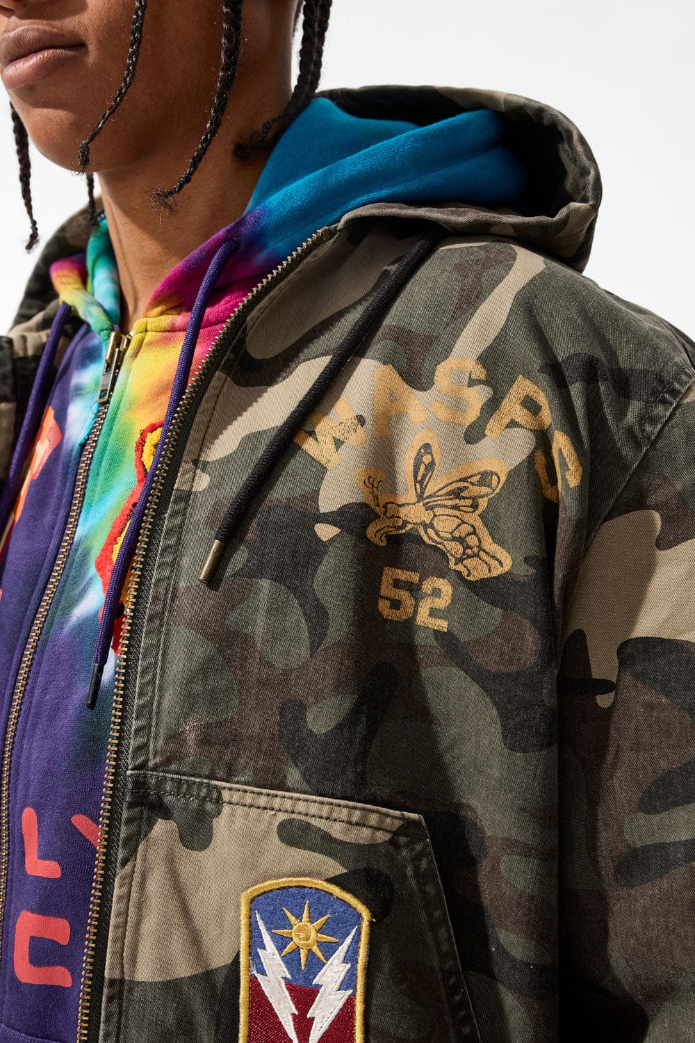 Wooster Hooded Work Jacket (Woodland)