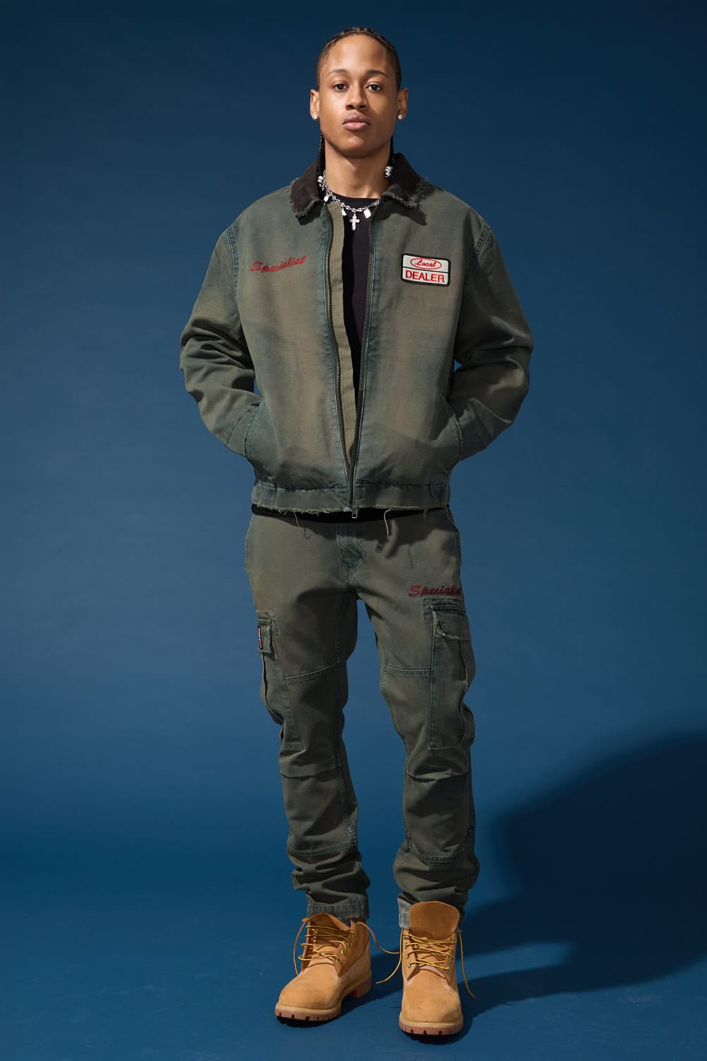 Jordan Craig Local Dealer Zip Up Work Jacket (Green)