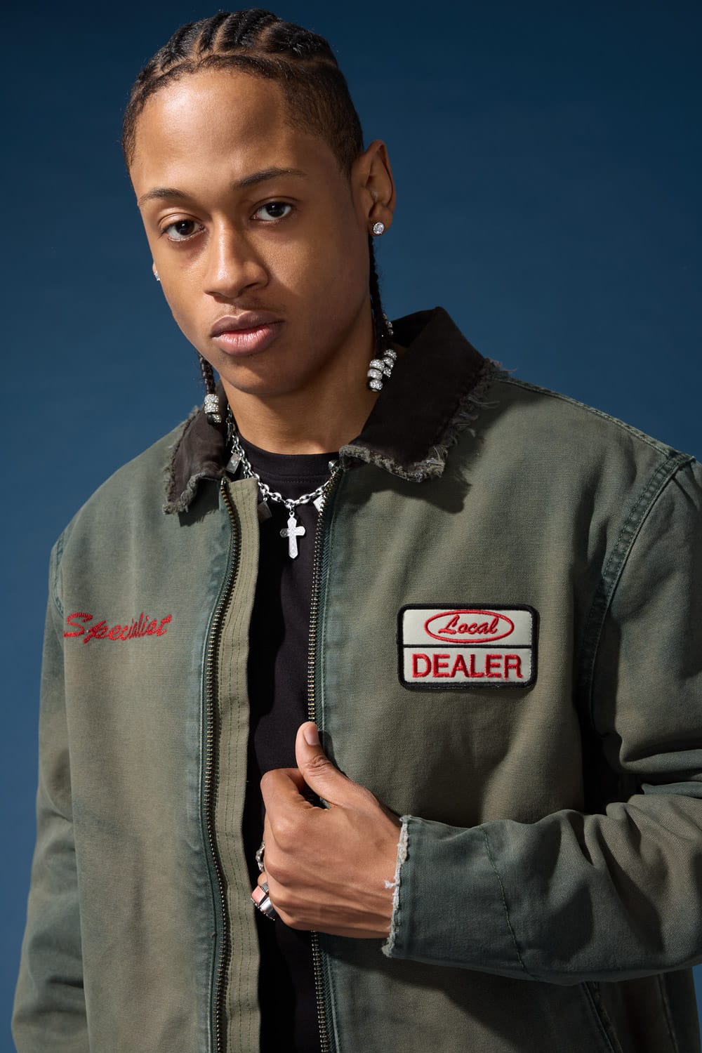 Jordan Craig Local Dealer Zip Up Work Jacket (Green)