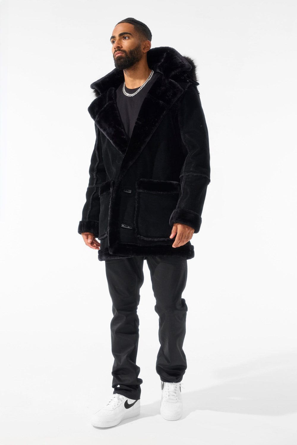 Jordan craig black shearling on sale