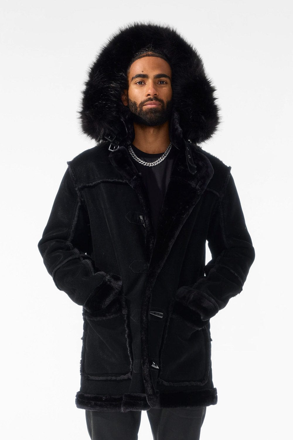 Denali Shearling Jacket Black