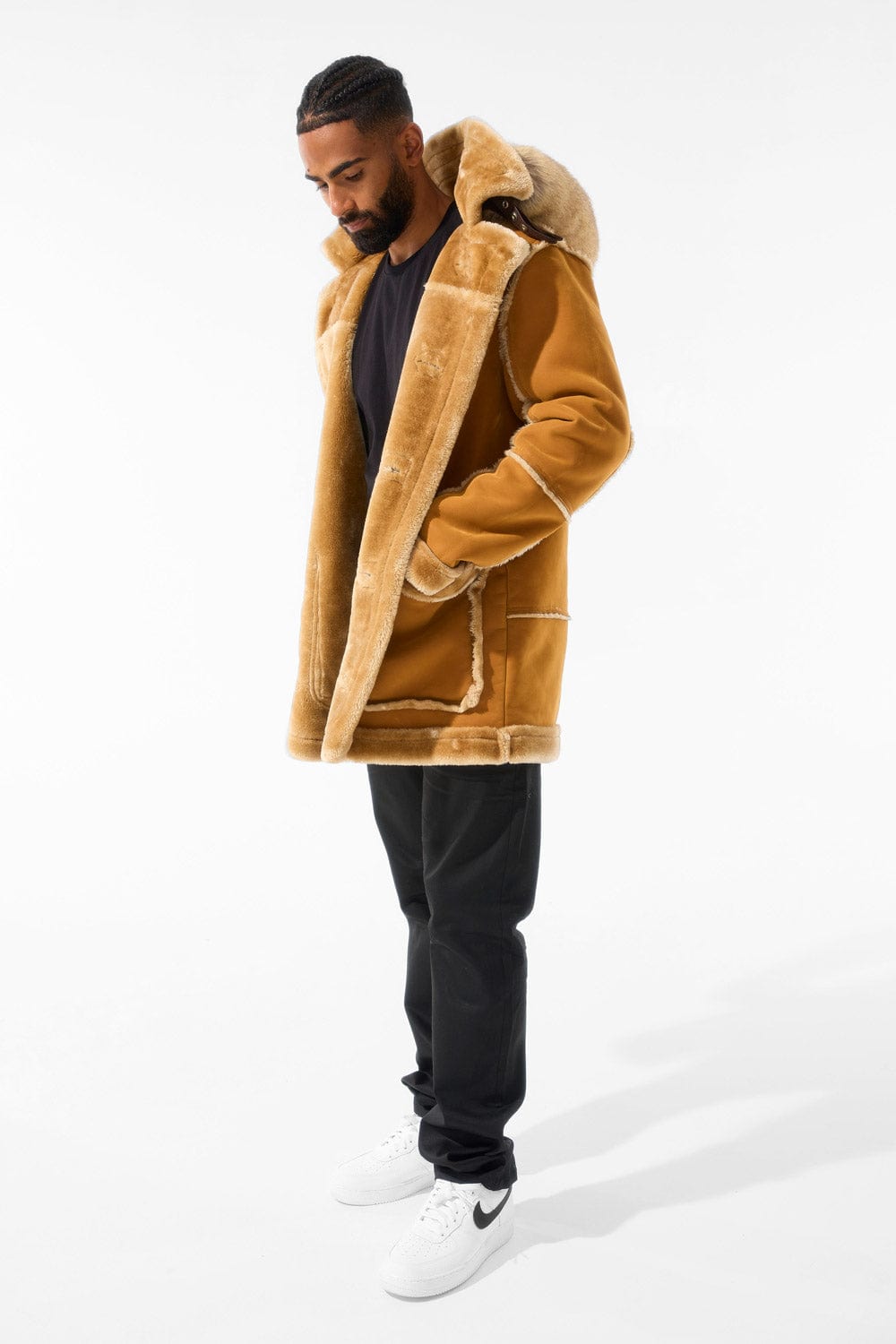 Denali Shearling Jacket Cognac