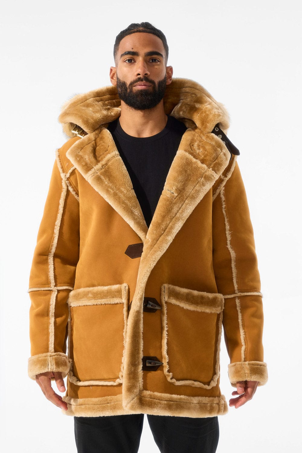 Jordan Craig Denali Shearling Jacket (Cognac)