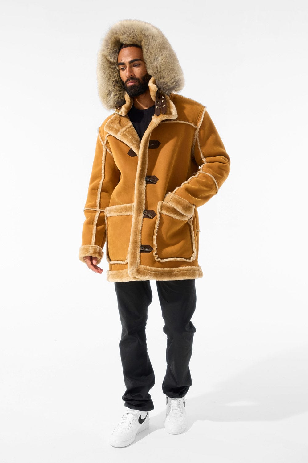 Jordan Craig Denali Shearling Jacket (Cognac)