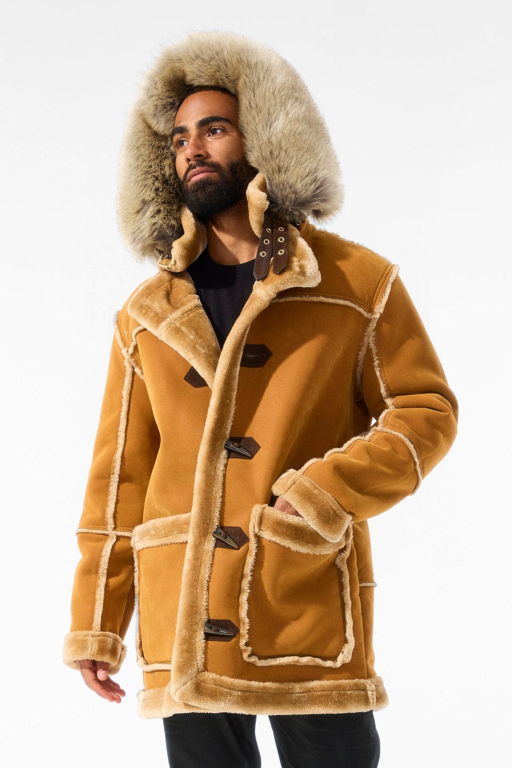 Denali Shearling Jacket Cognac