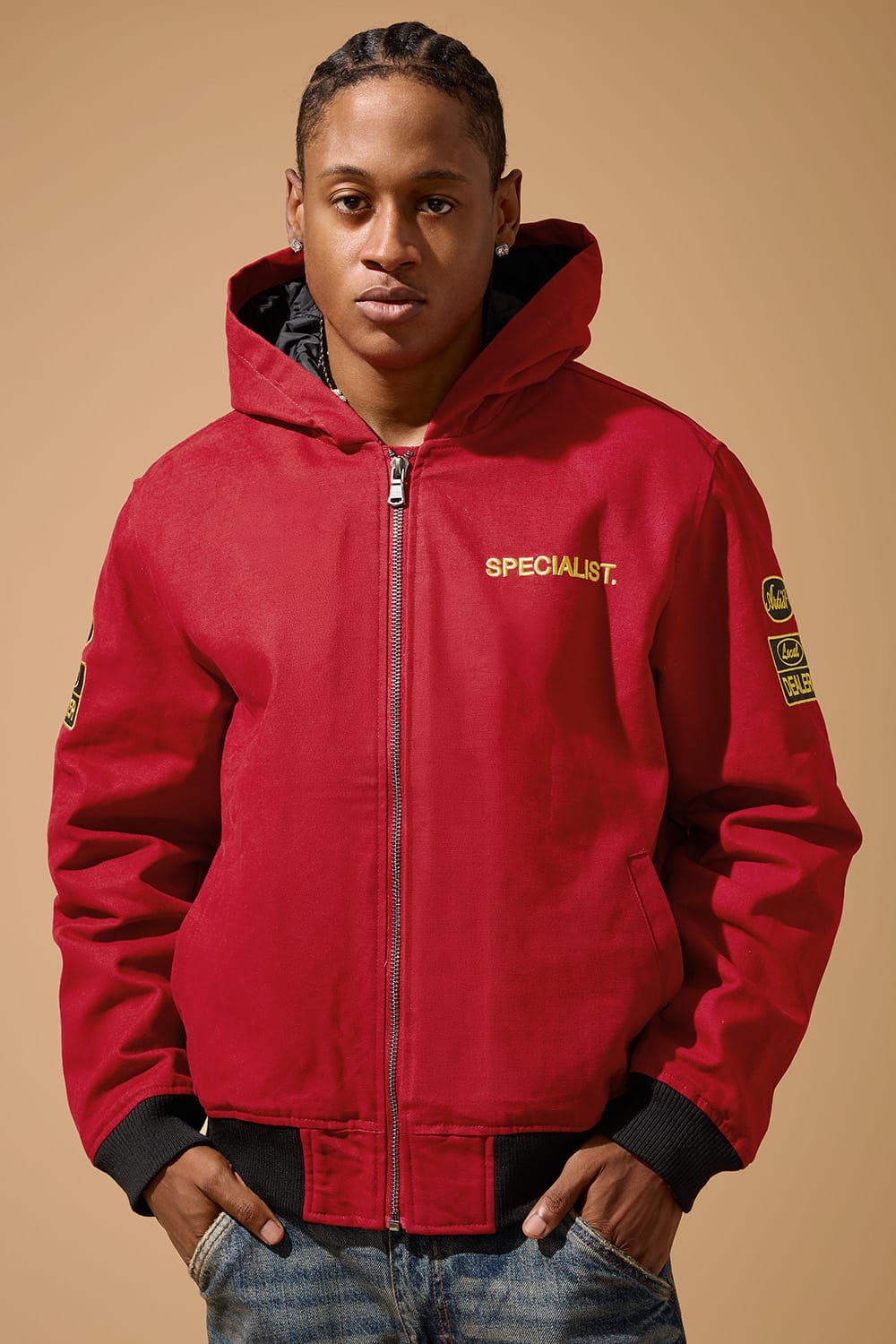 Jordan Craig Overnite Re-Up Work Jacket (Red) S / Red