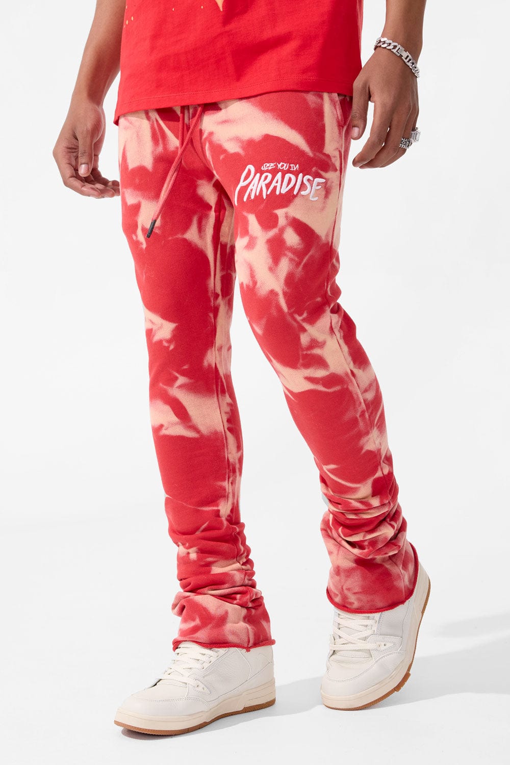 Jordan Craig Surfside Stacked Sweatpants Red / S