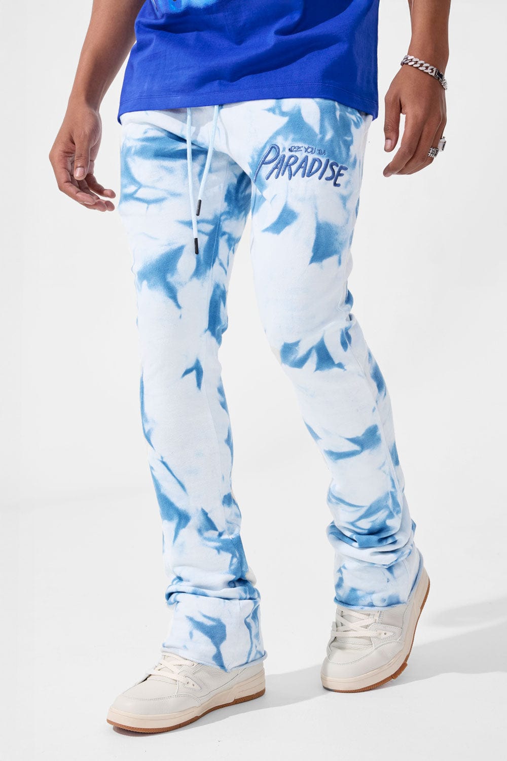 Jordan Craig Surfside Stacked Sweatpants White / S