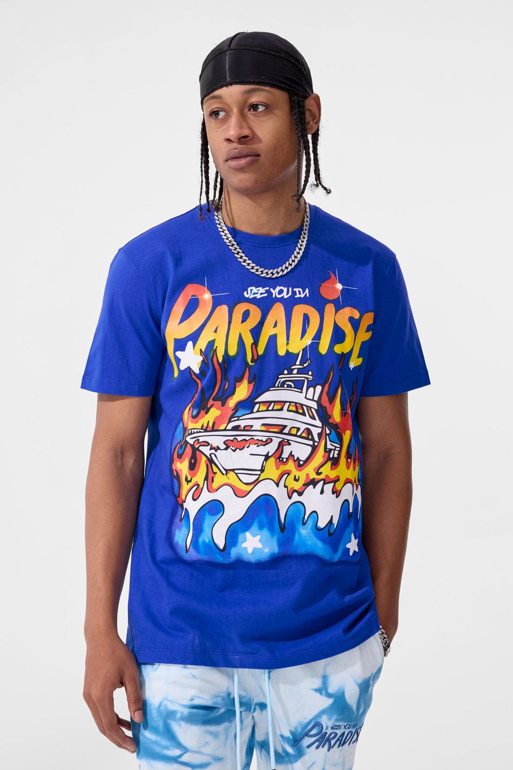 Jordan Craig Burn The Boats T-Shirt Royal / S