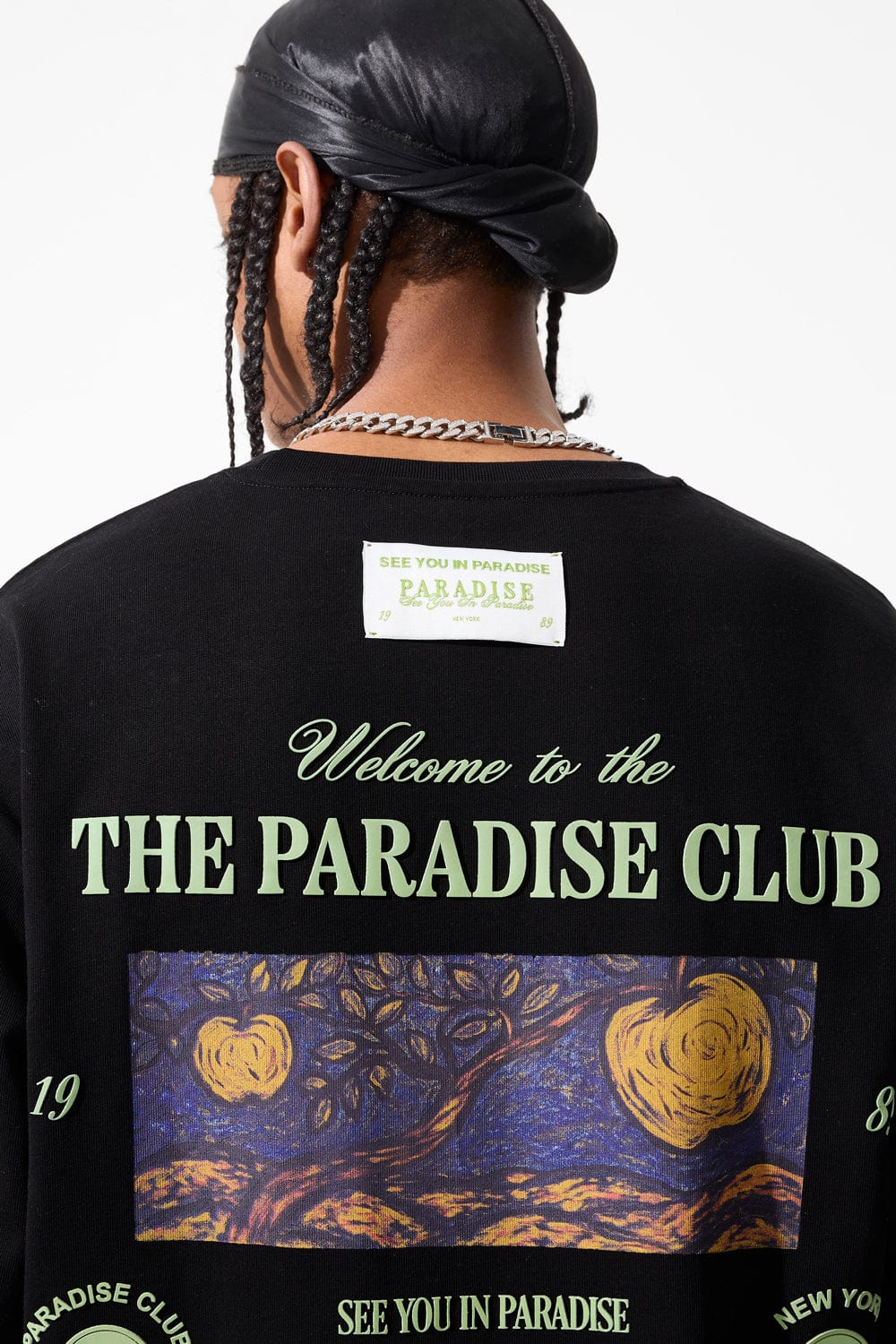 Jordan Craig Emeralds in Eden Cropped Boxy T-Shirt