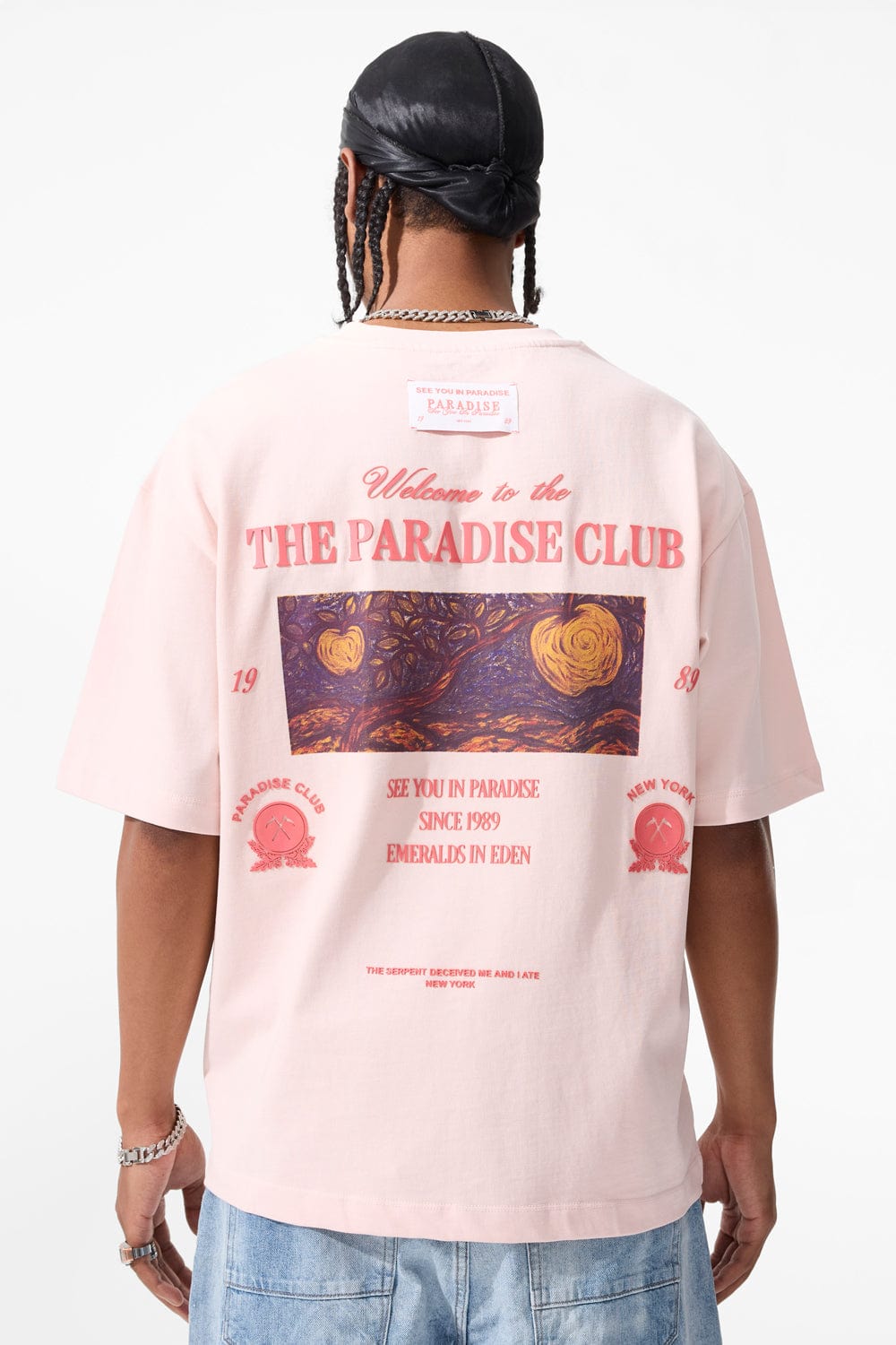 Jordan Craig Emeralds in Eden Cropped Boxy T-Shirt