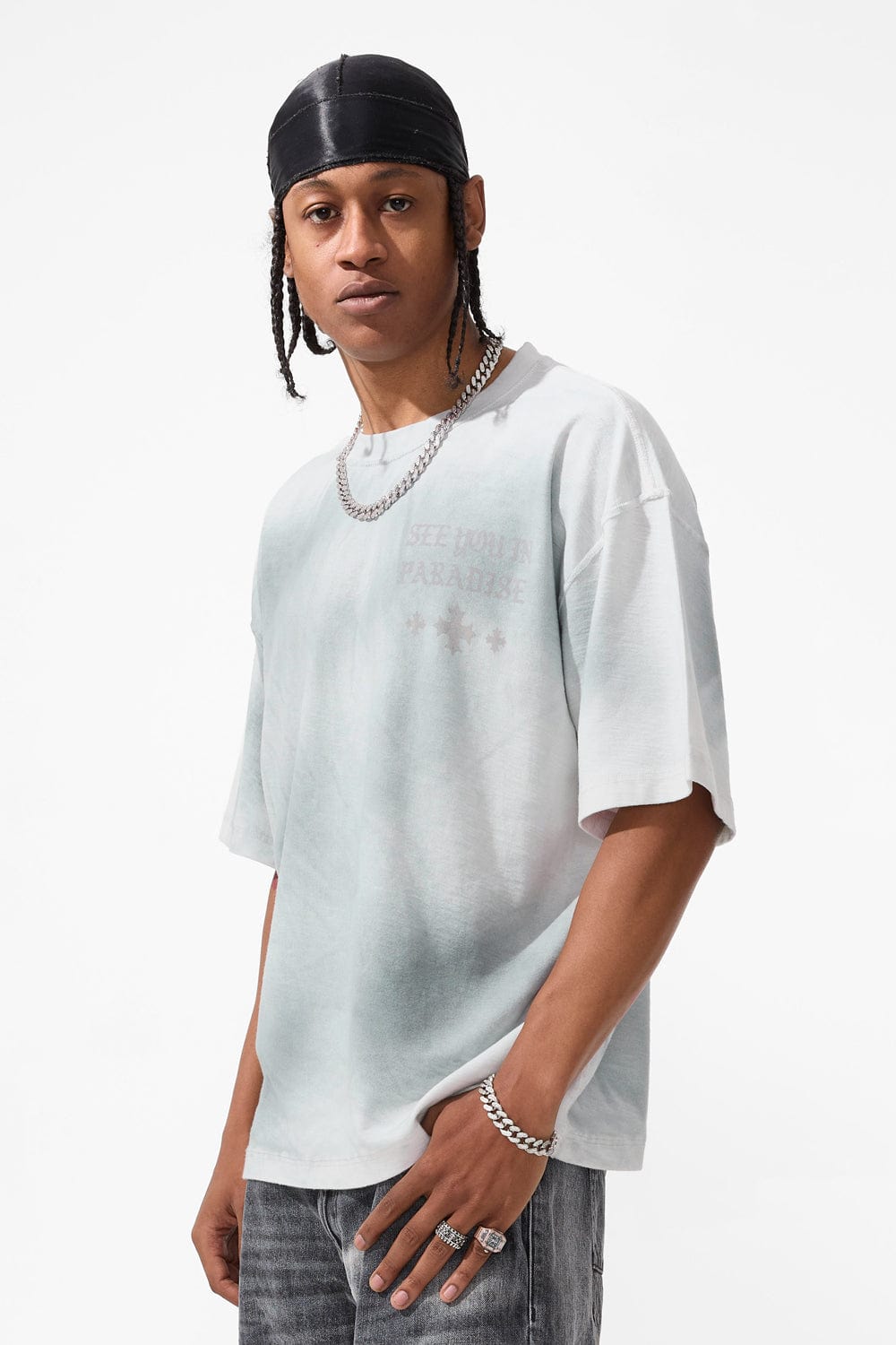 Jordan Craig SYIP Inside Out Cropped T-Shirt Arctic Grey / S