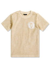 Kids Puff Print T-Shirt (Khaki Taupe)