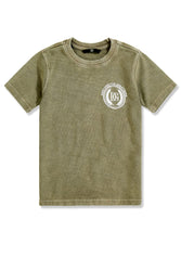 Kids Puff Print T-Shirt (Sage)