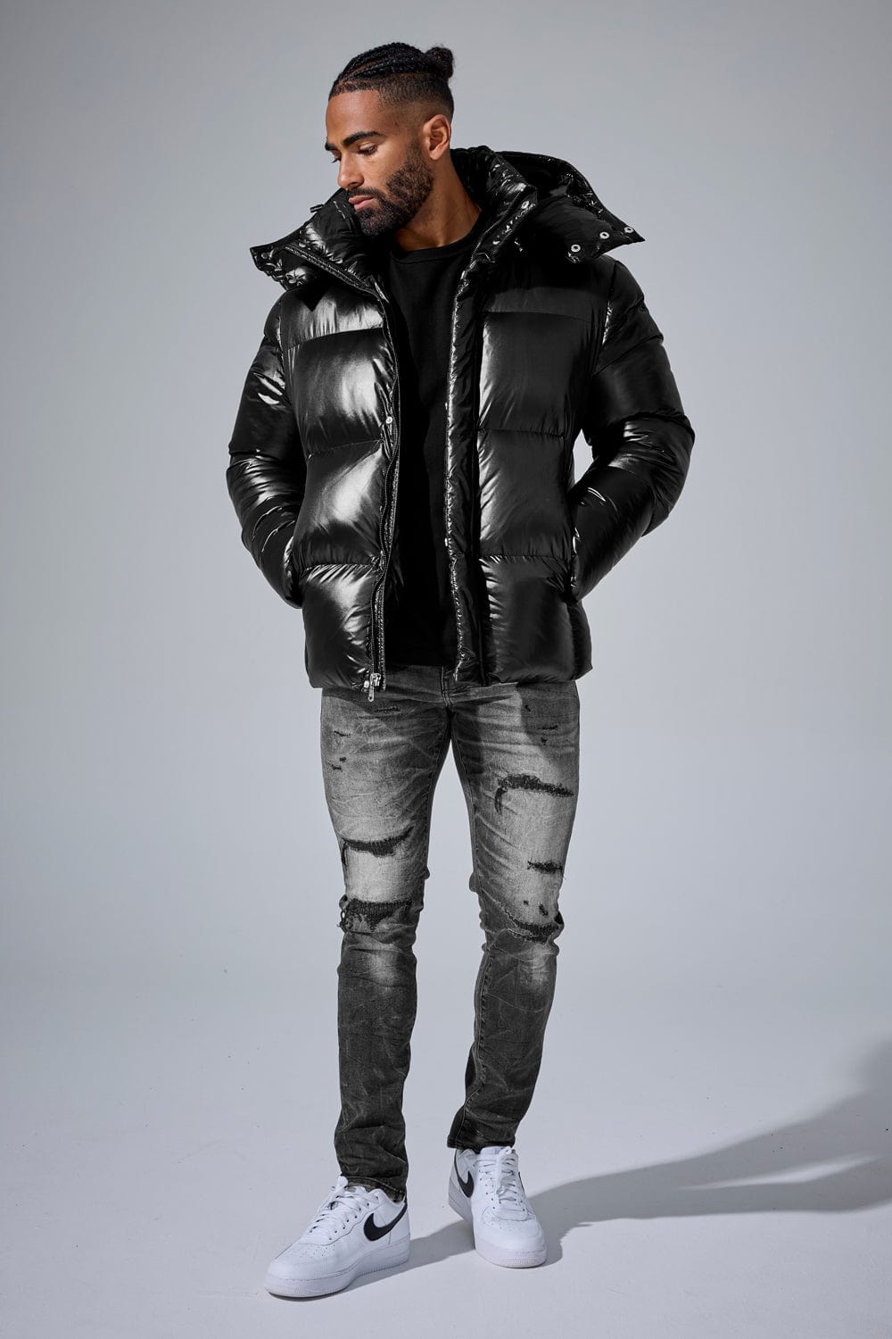 Jordan Craig Astoria Bubble Jacket (Black)