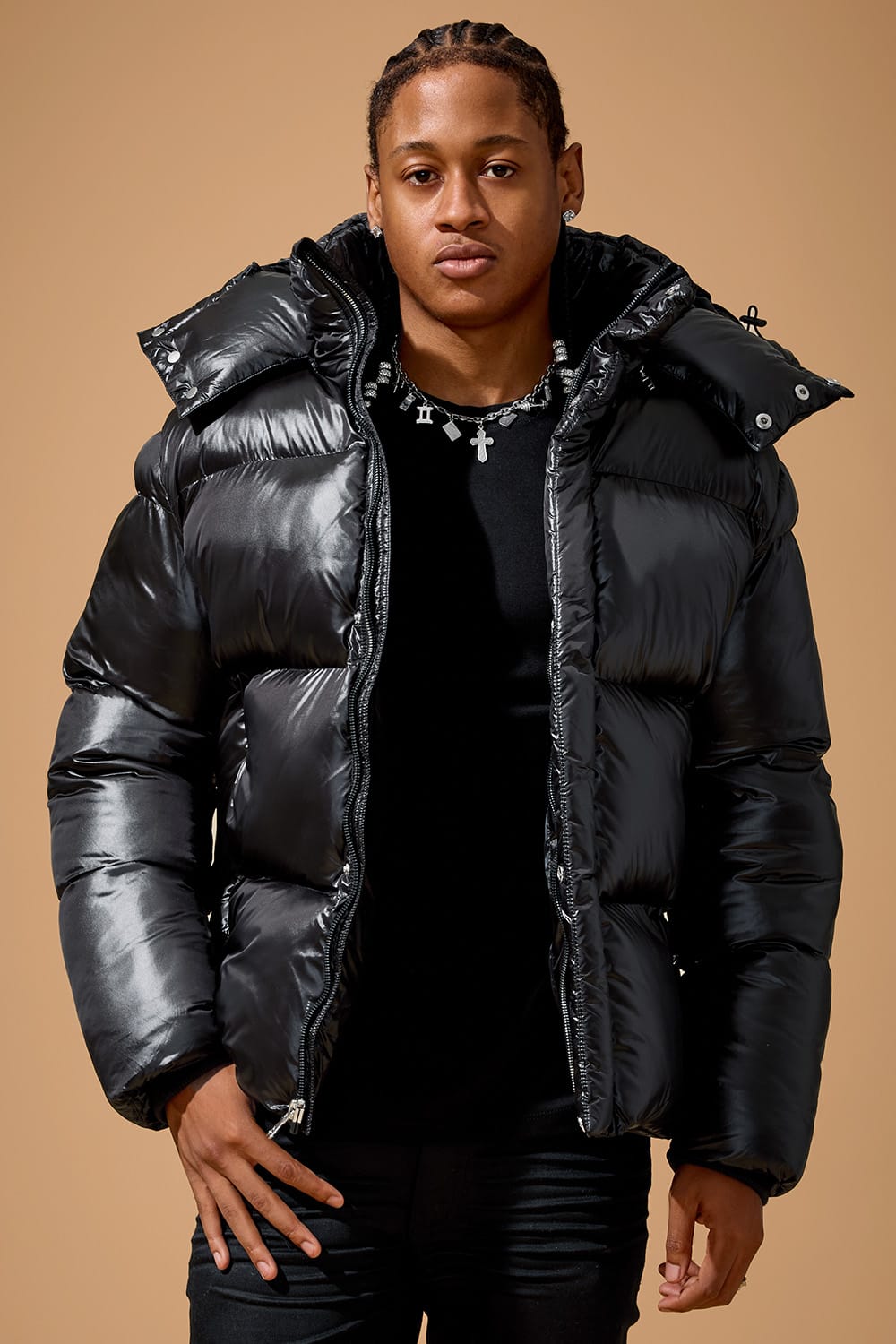 Jordan Craig Astoria Bubble Jacket (Black) Black / S