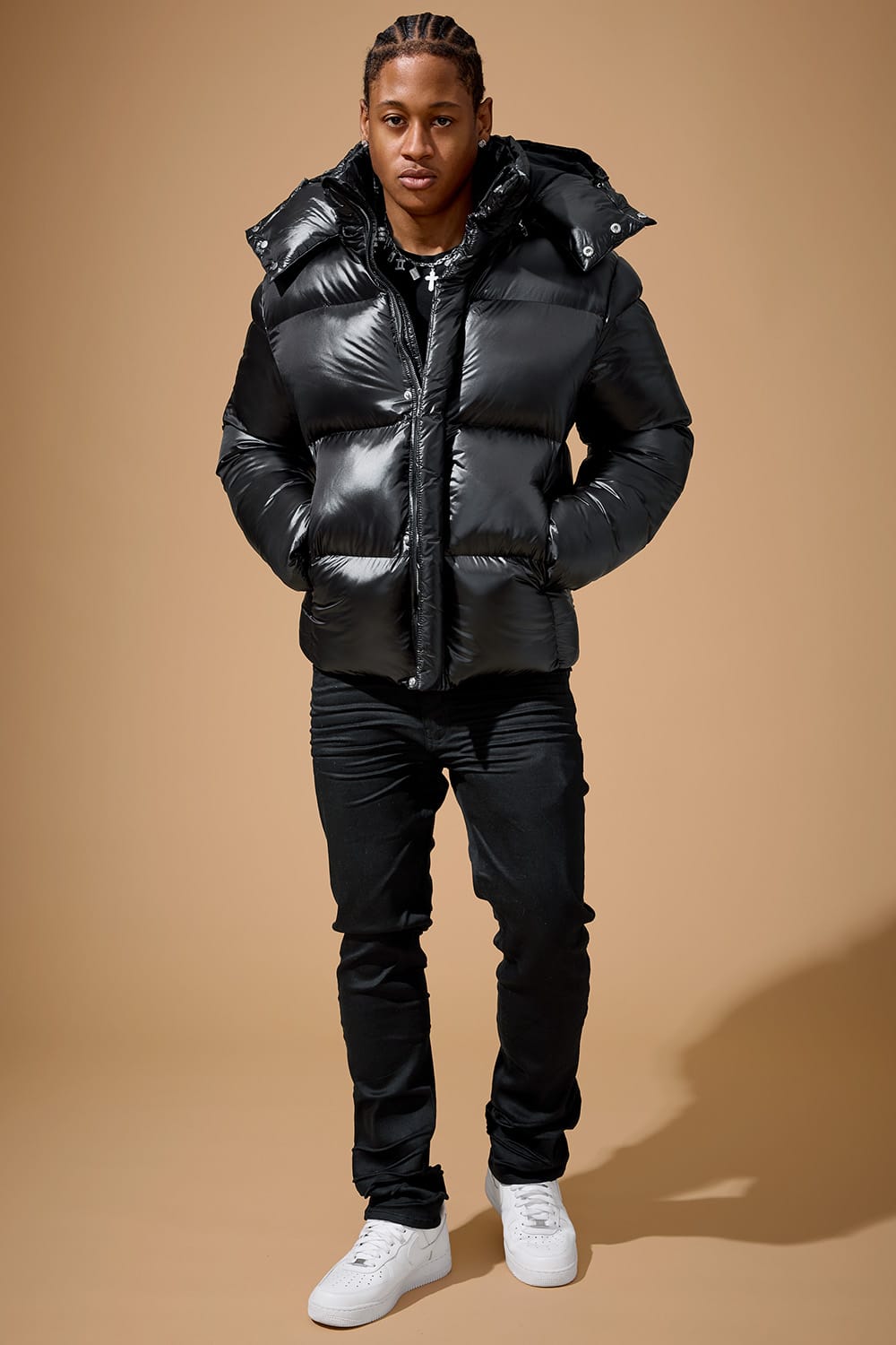 Jordan Craig Astoria Bubble Jacket (Black)