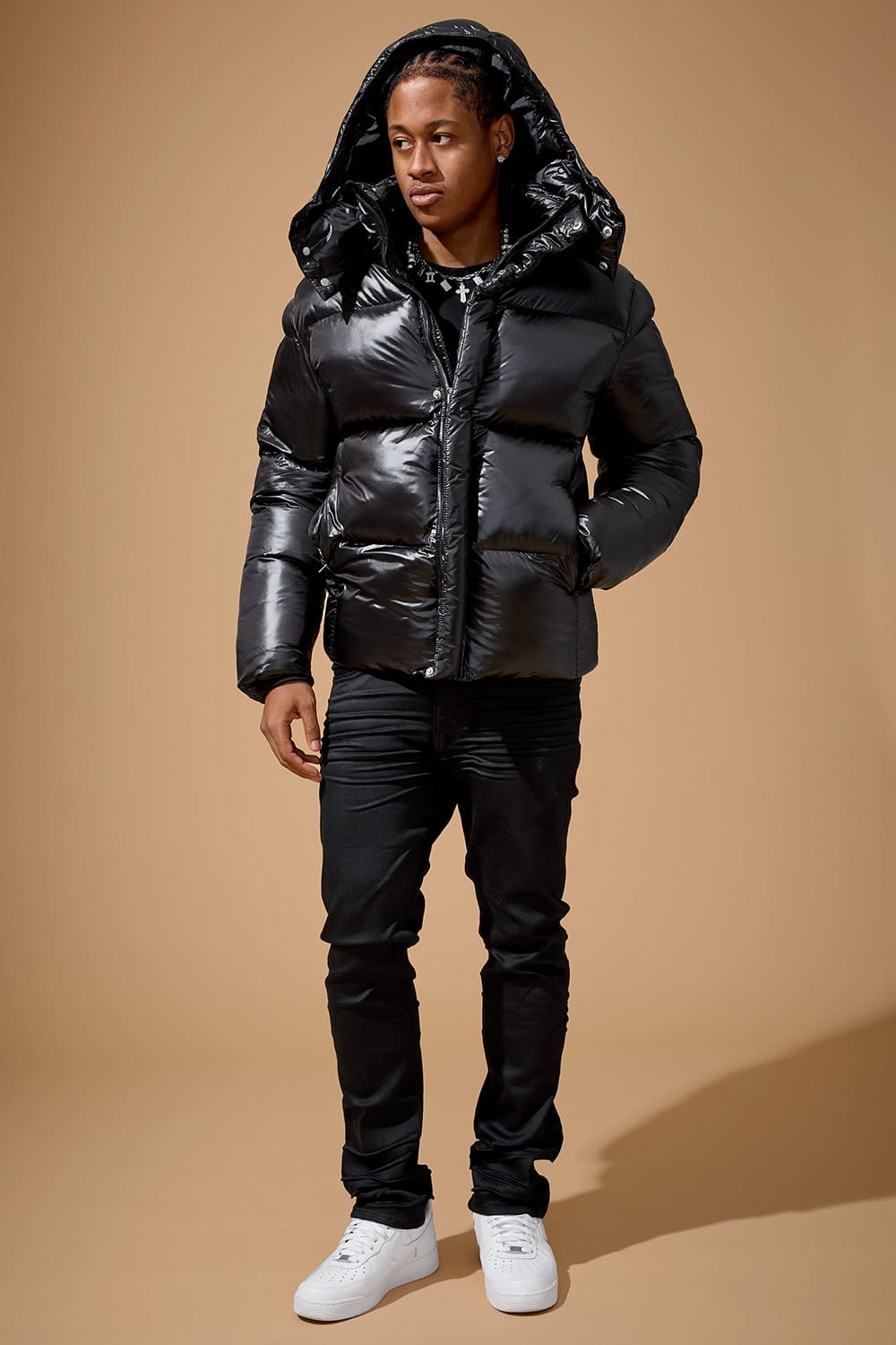 Jordan Craig Astoria Bubble Jacket (Black)