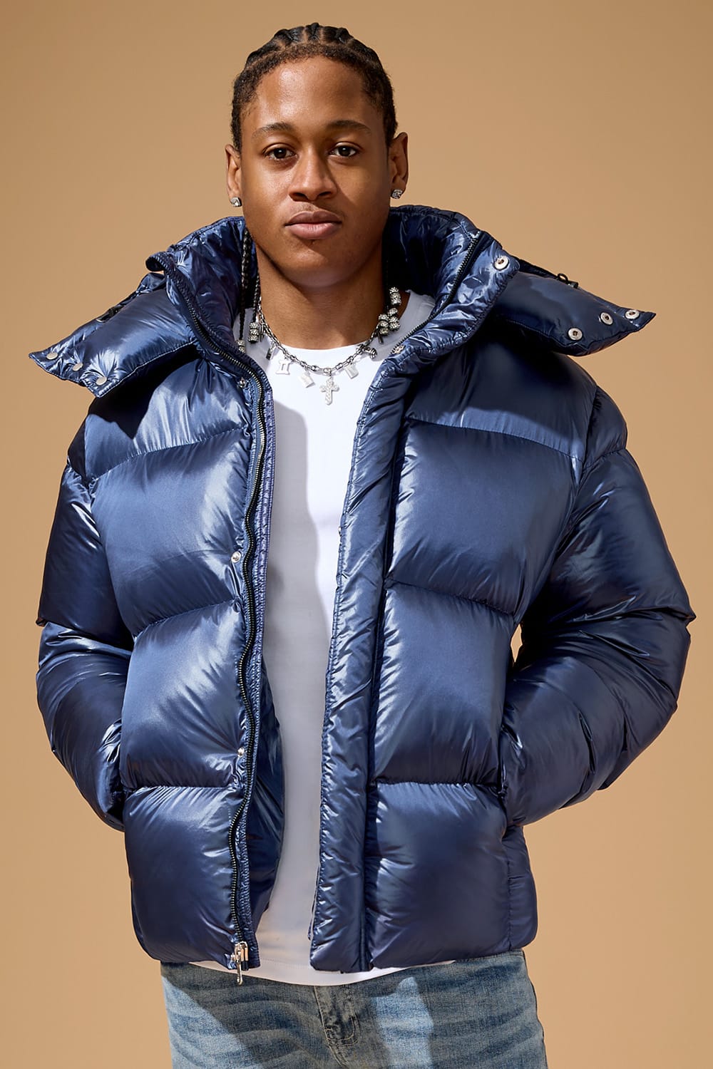 Jordan Craig Astoria Bubble Jacket (Navy) S / Navy