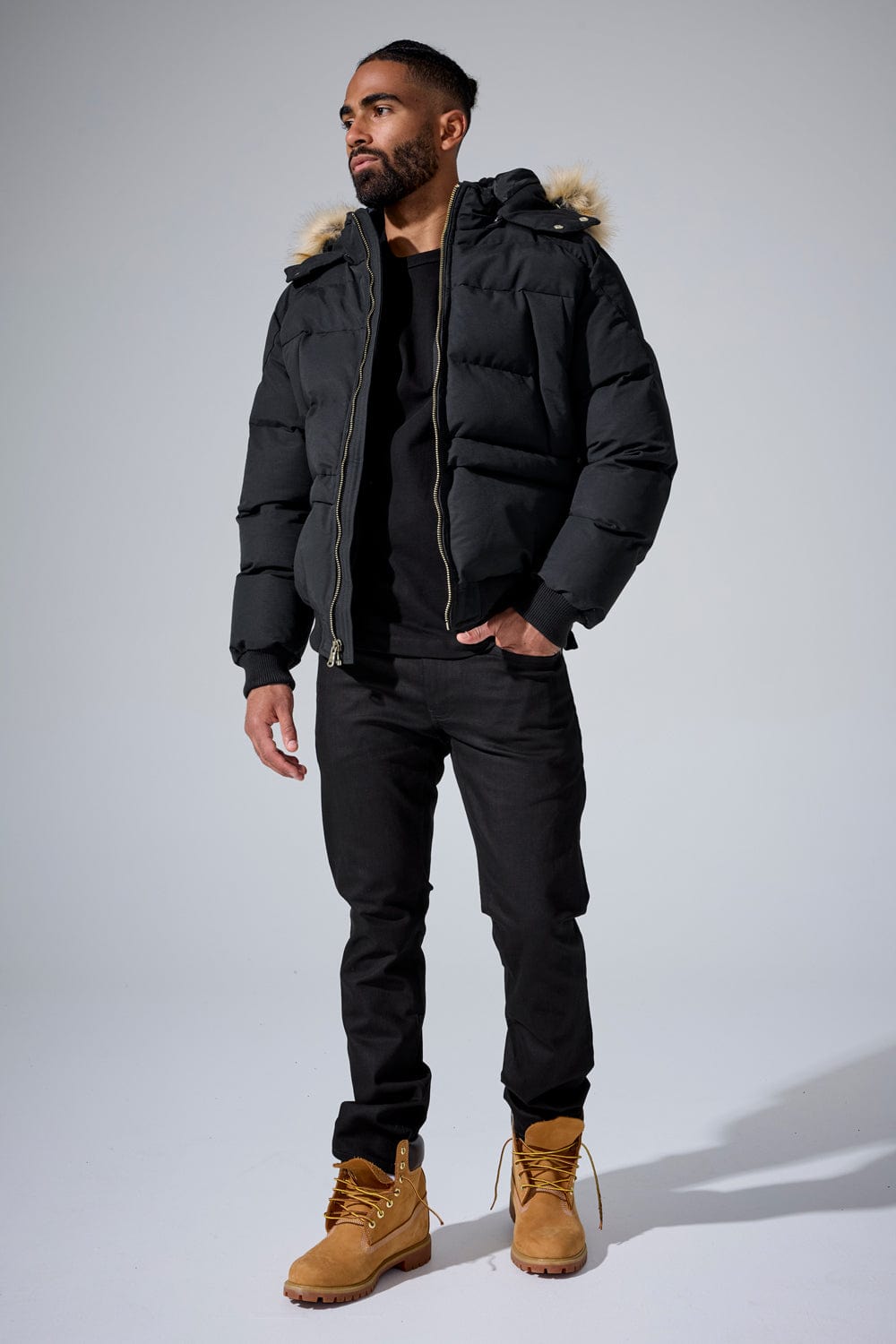 Cross Bay Bomber Jacket (Black)