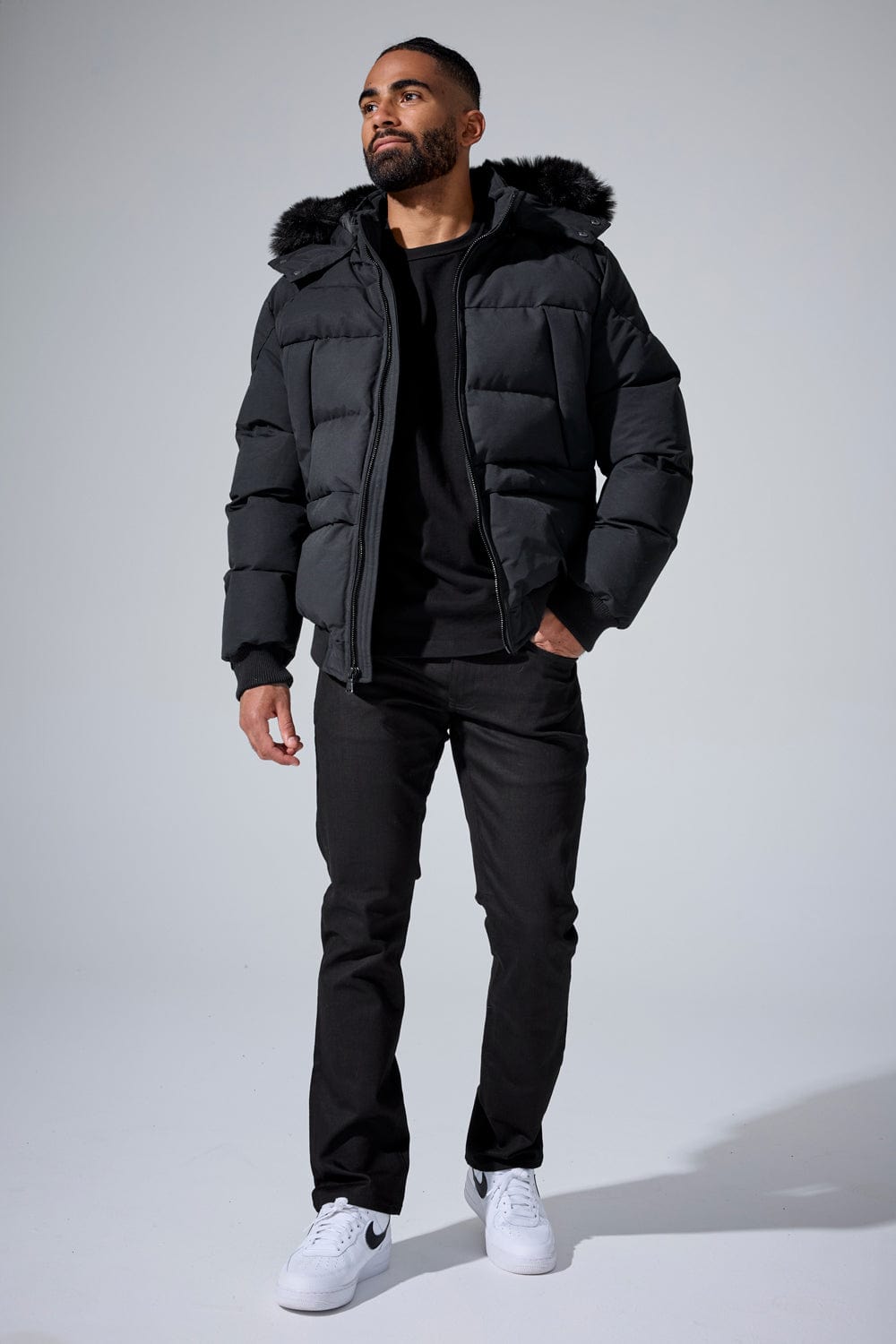 Cross Bay Bomber Jacket (Noir)