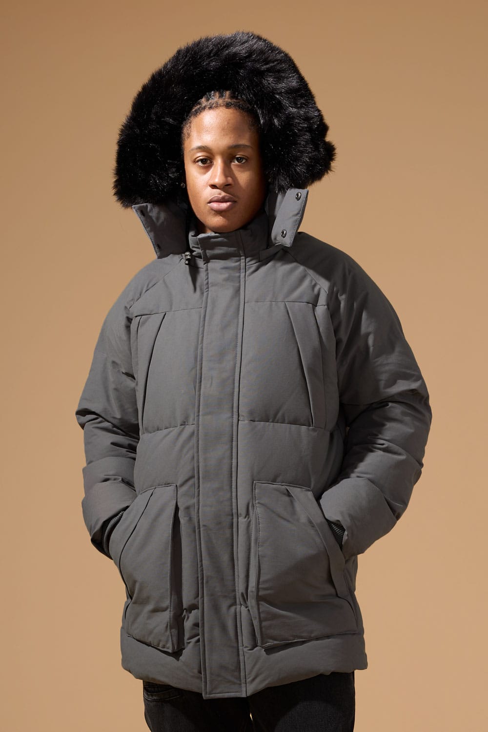 Jordan Craig Below Zero Insulated Parka Charcoal / S