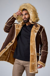 Denali Shearling Jacket (Brown)
