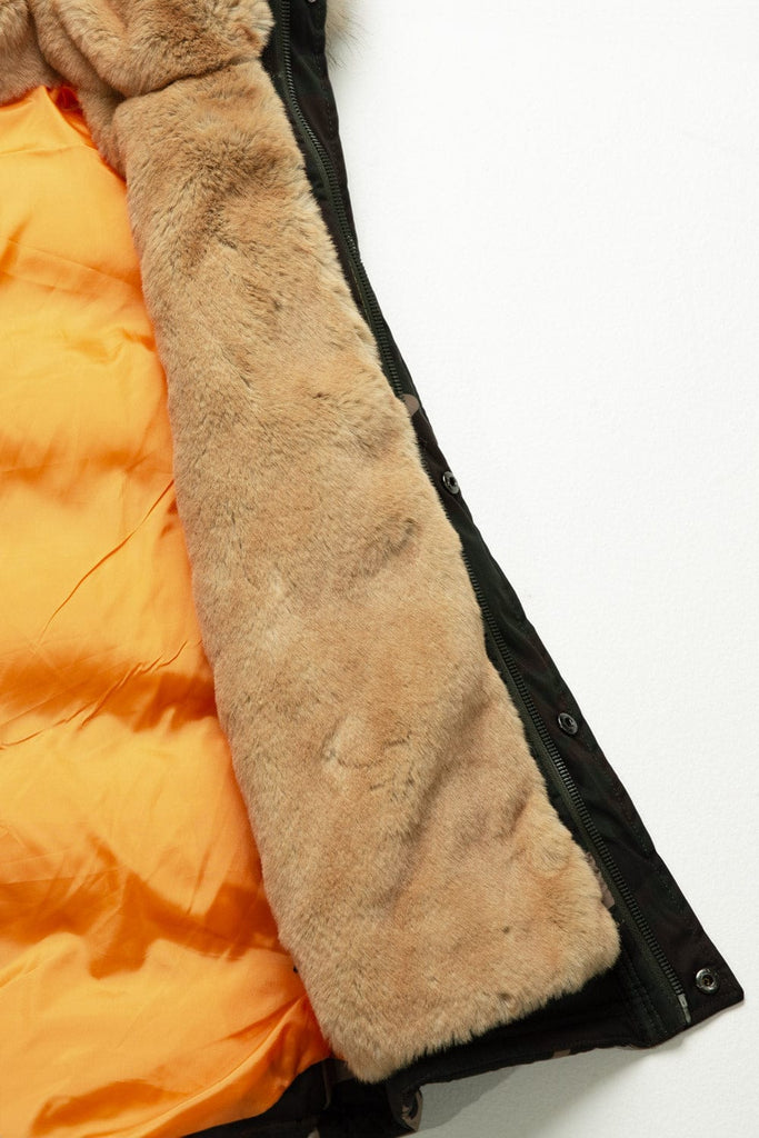 Jordan Craig Yukon Fur Lined Puffer Vest (Woodland)