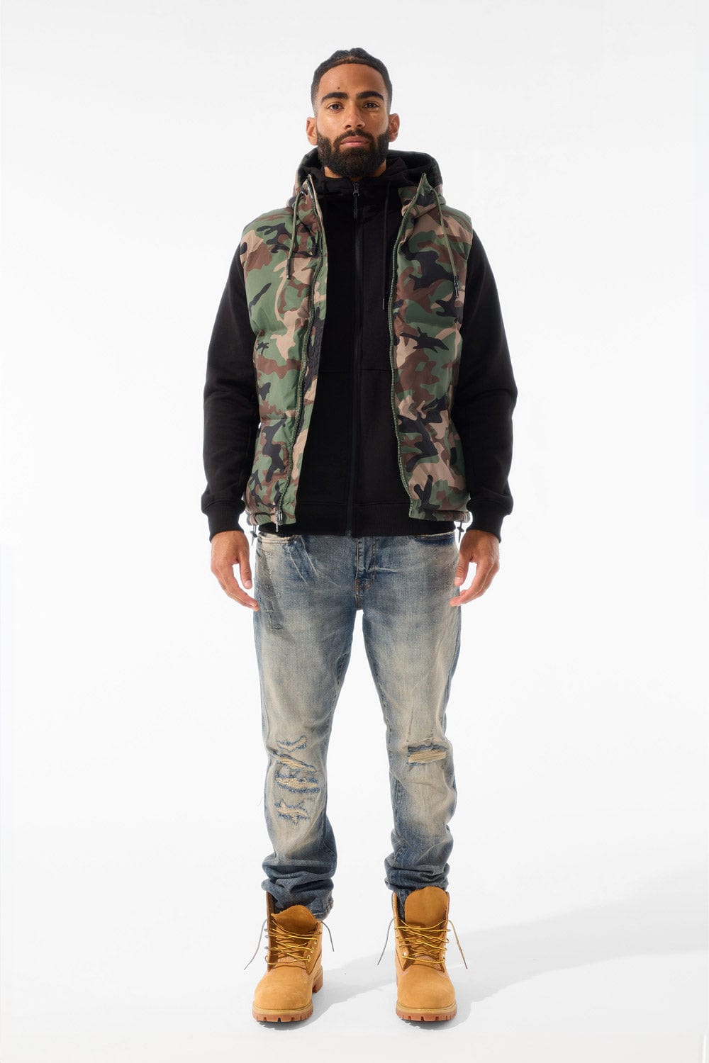 Jordan Craig East New York Bubble Vest (Vintage Camo)