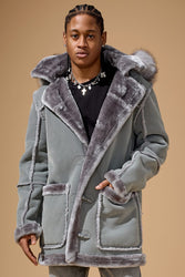 Denali Shearling Jacket (Charcoal)