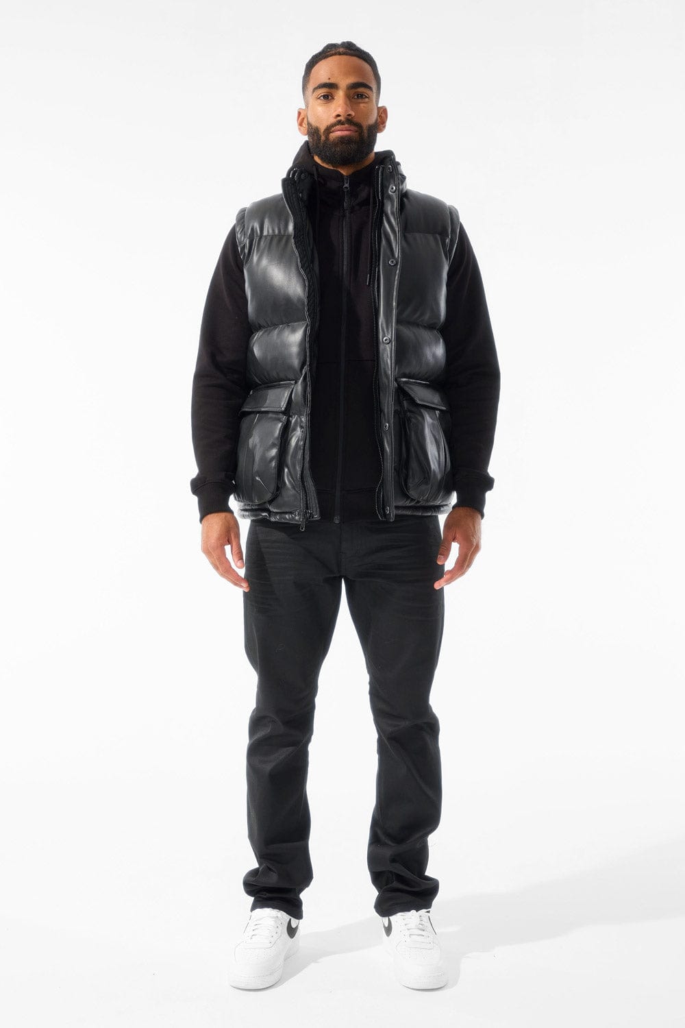 Jordan Craig Thriller Puffer Vest (Black)