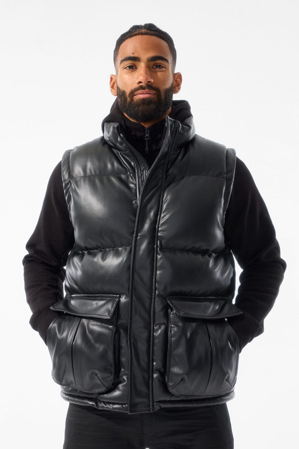 Jordan Craig Thriller Puffer Vest (Black)