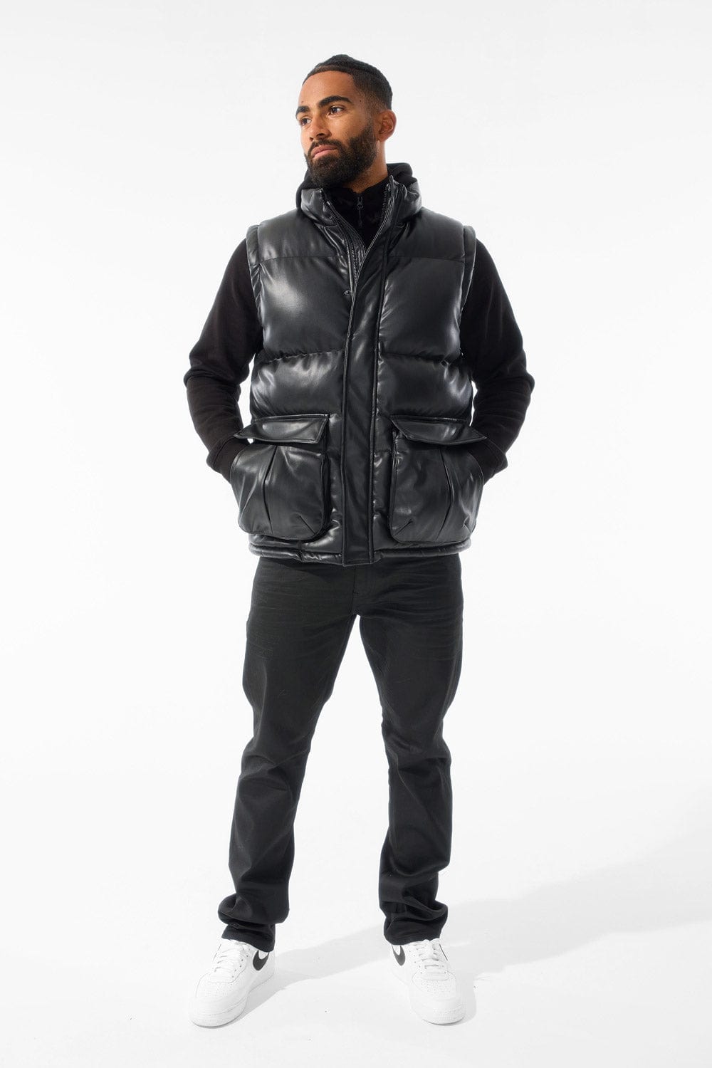 Thriller Puffer Vest Black