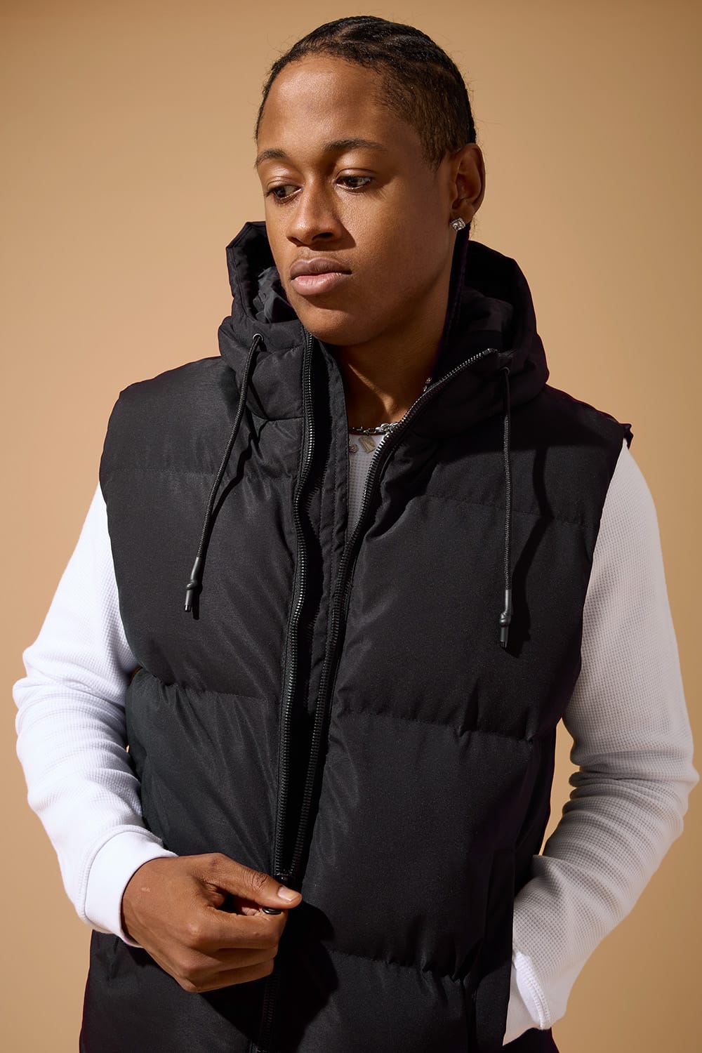Jordan Craig East New York Bubble Vest (Black)