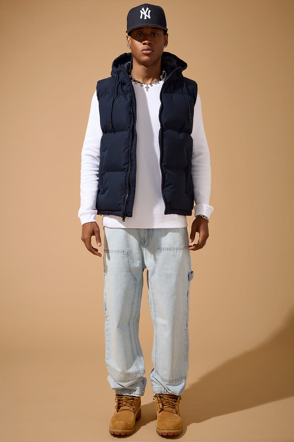 Jordan Craig East New York Bubble Vest (Navy)