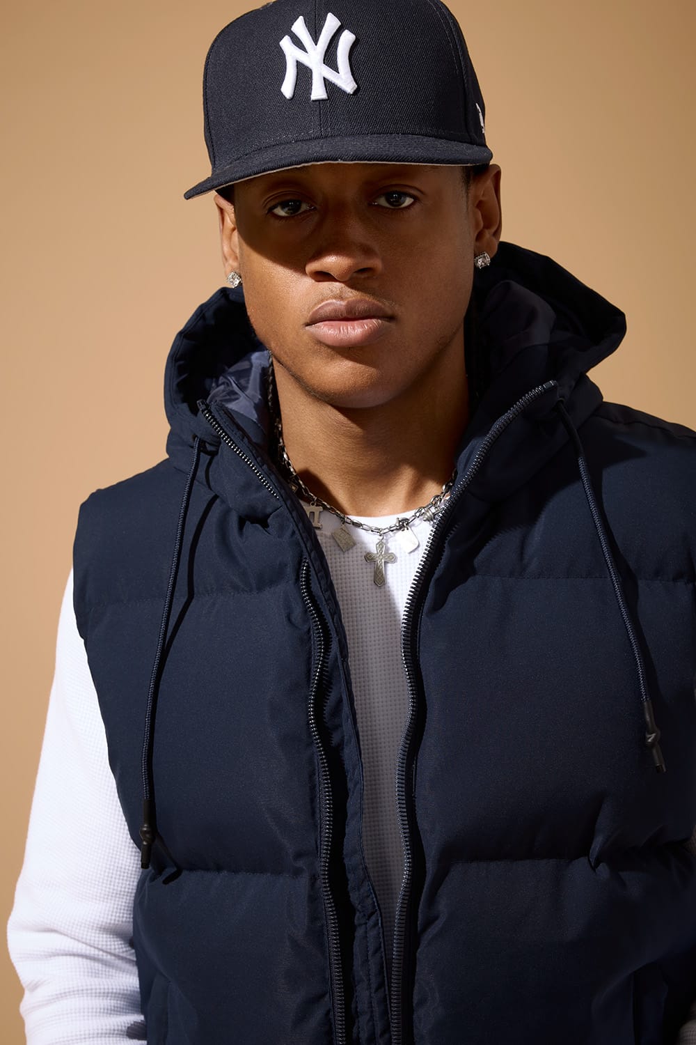 Jordan Craig East New York Bubble Vest (Navy)