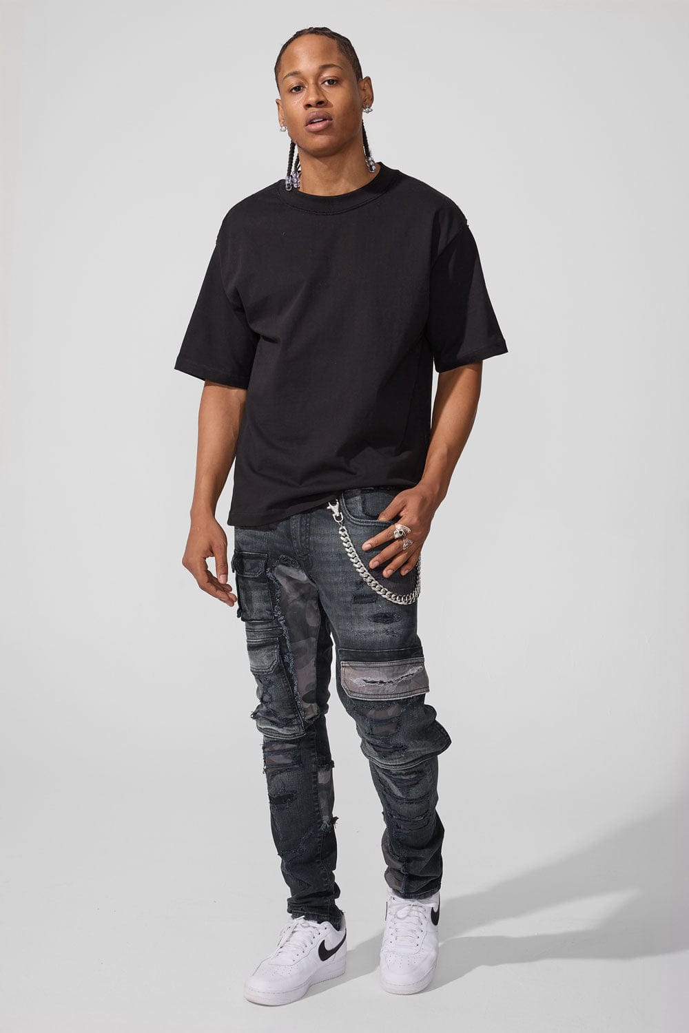 Jordan Craig JC Signature Wallet Chain Silver