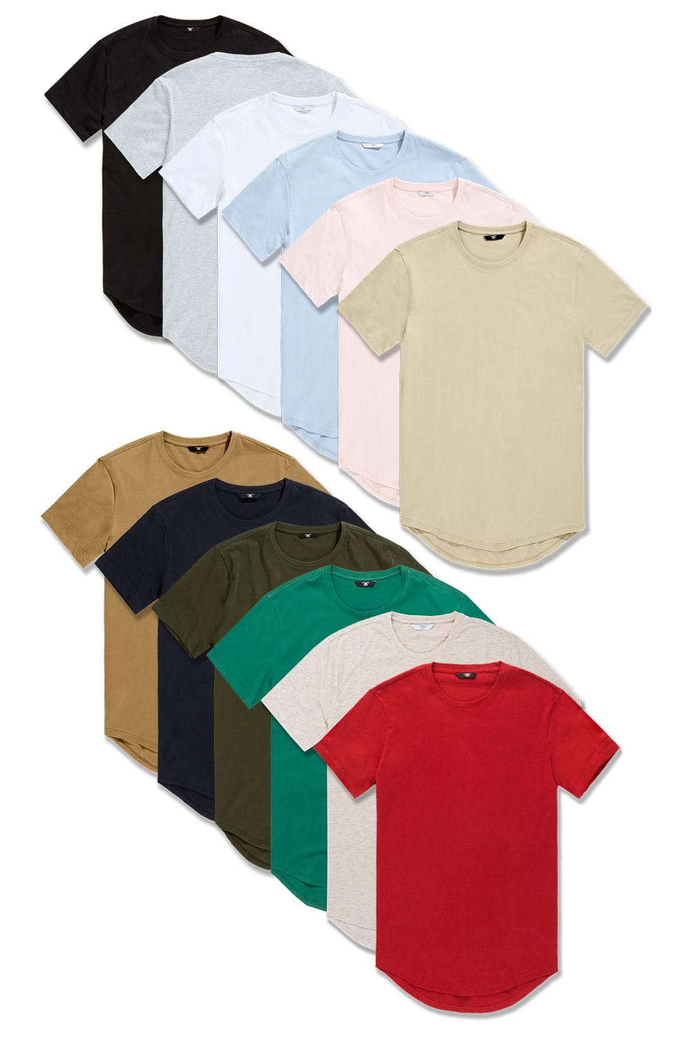 JC Big Men Big Men's Scallop 12 Pack 4XL