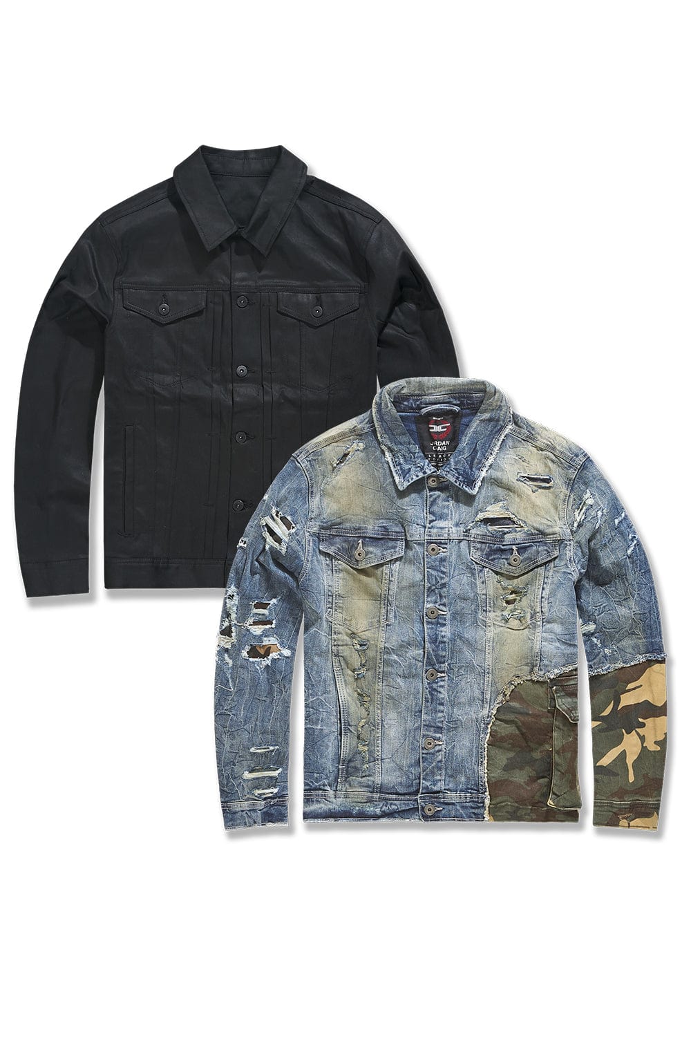 Big Men s Denim Trucker Jacket Variety 2 Pack