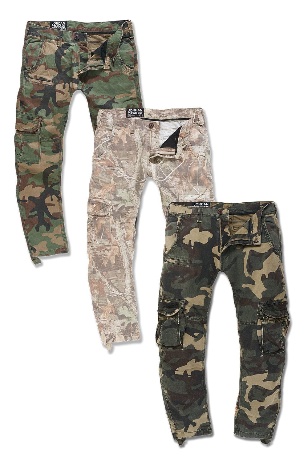 JC Big Men Big Men's Xavier OG Camo Cargo 3 Pack Bundle #2 46/32