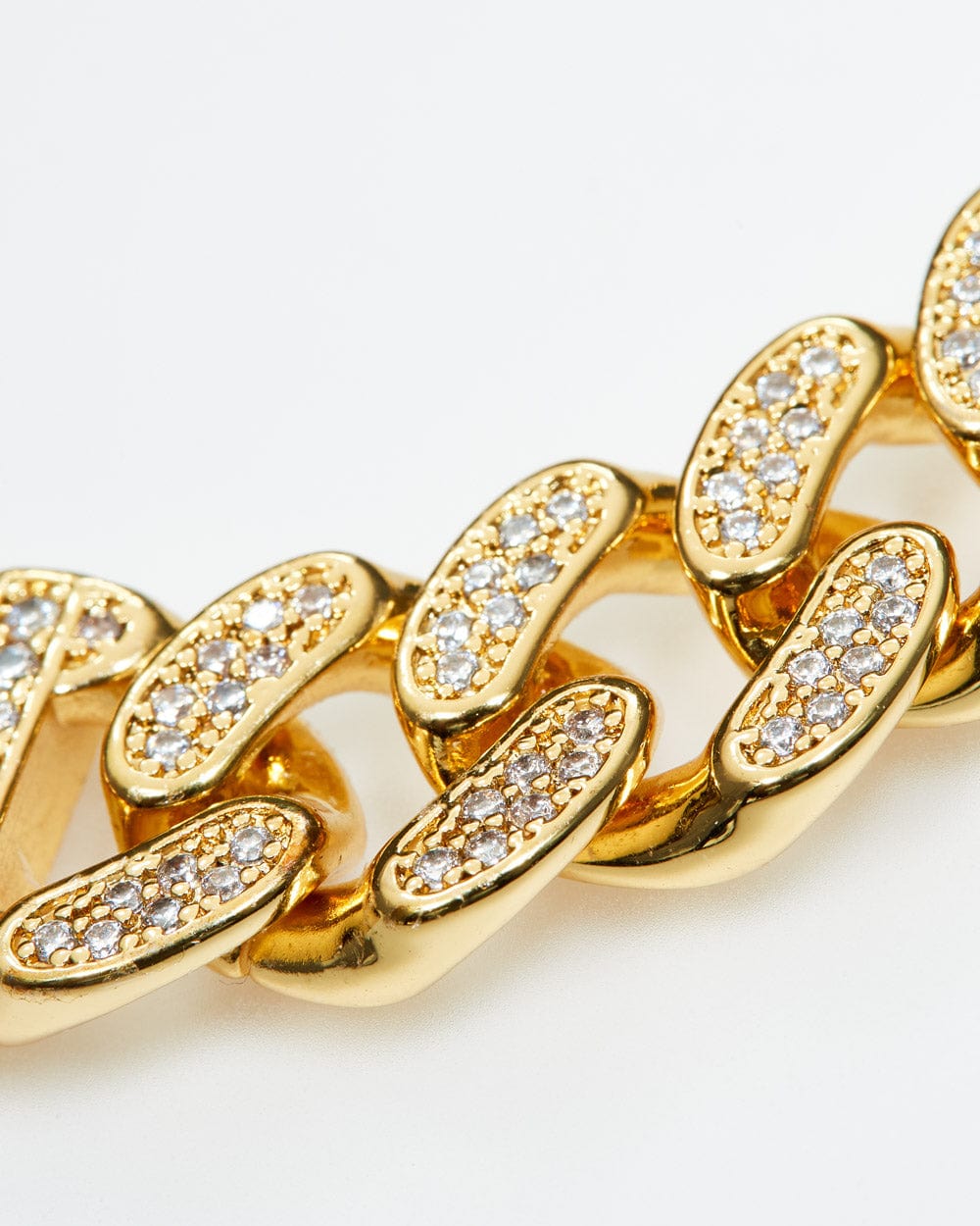 Iced Out Gold Bracelet - 13mm