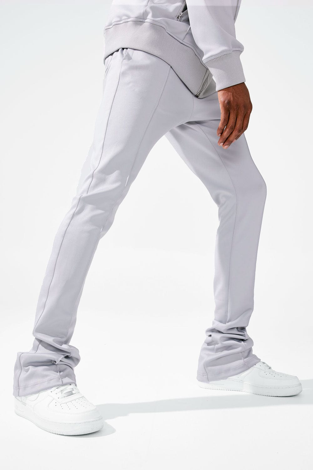 Jordan Craig Calabria Stacked Track Pants (Cement) S / Cement