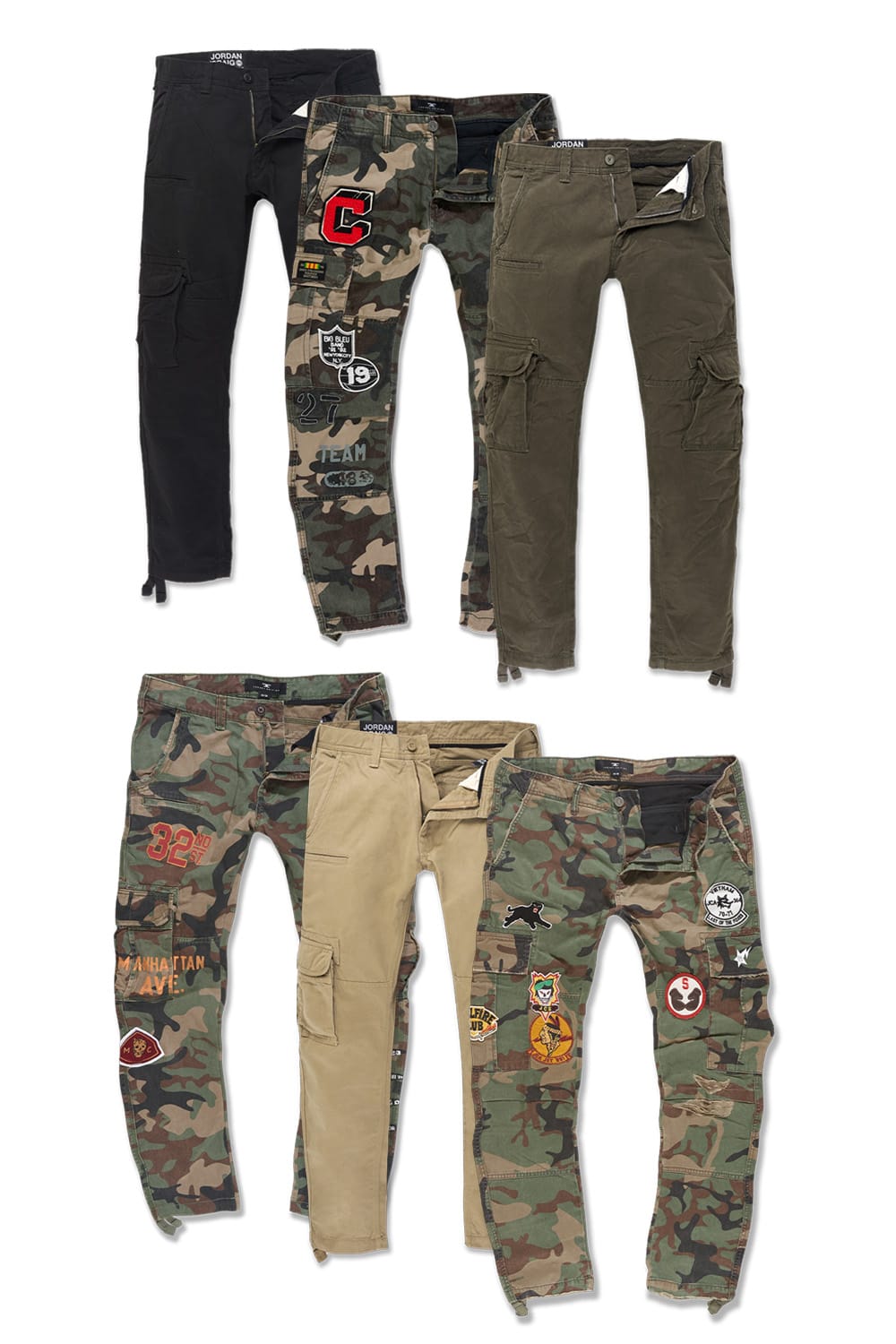 Jordan Craig Solid & Camo Cargo Variety 6 Pack 30 / 30