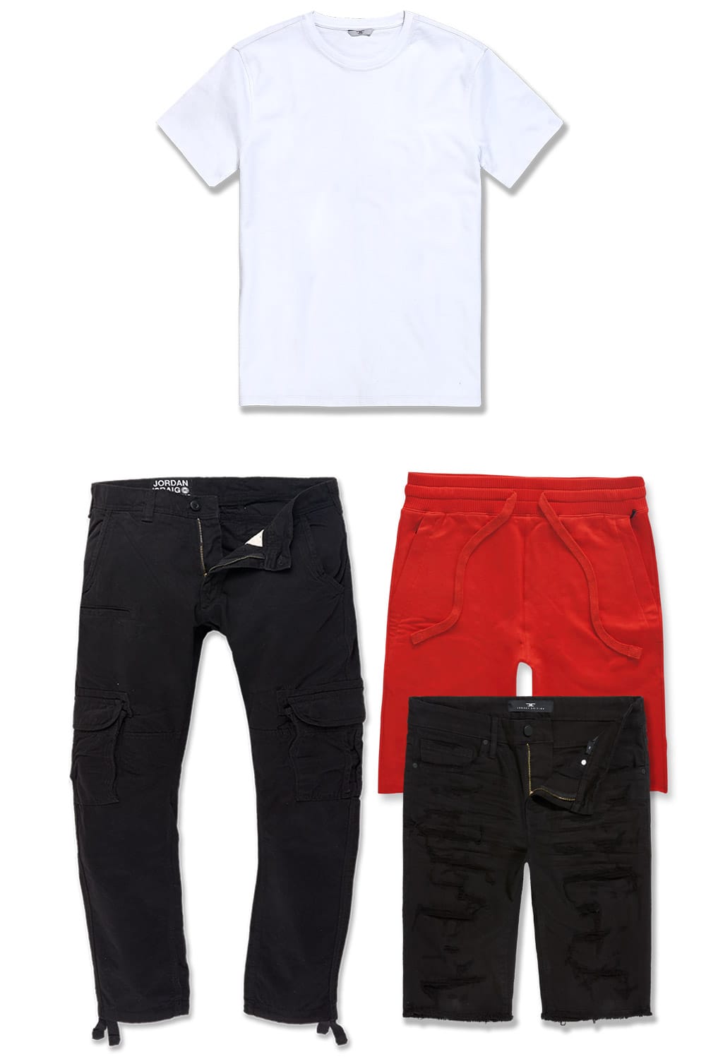 Jordan Craig Chi-Town Essentials Bundle TOP/SHORTS: SMALL | BOTTOM : 30/30
